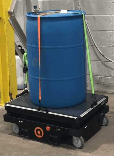 aro autonomous mobile robot artificial intelligence AMR logistics warehouse barrel load lifting