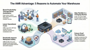 top five reasons why businesses should use autonomous mobile robots from Aro to automate their manual work